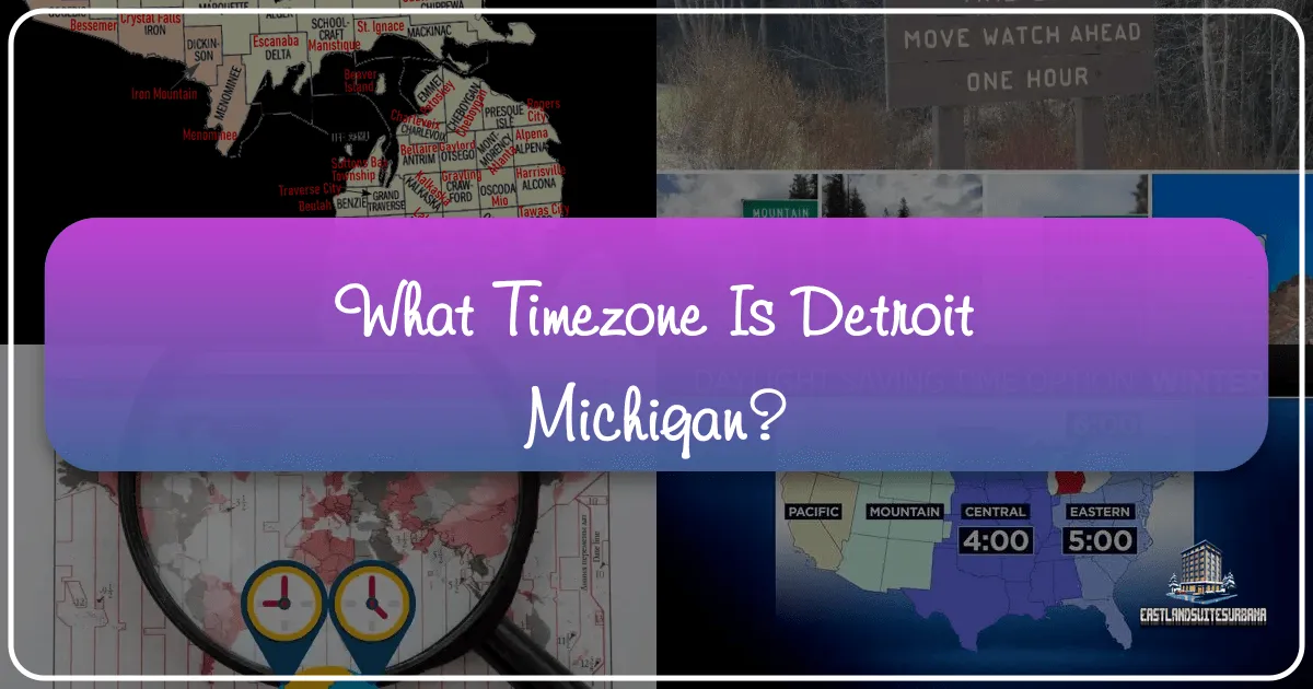 What Timezone is Detroit Michigan