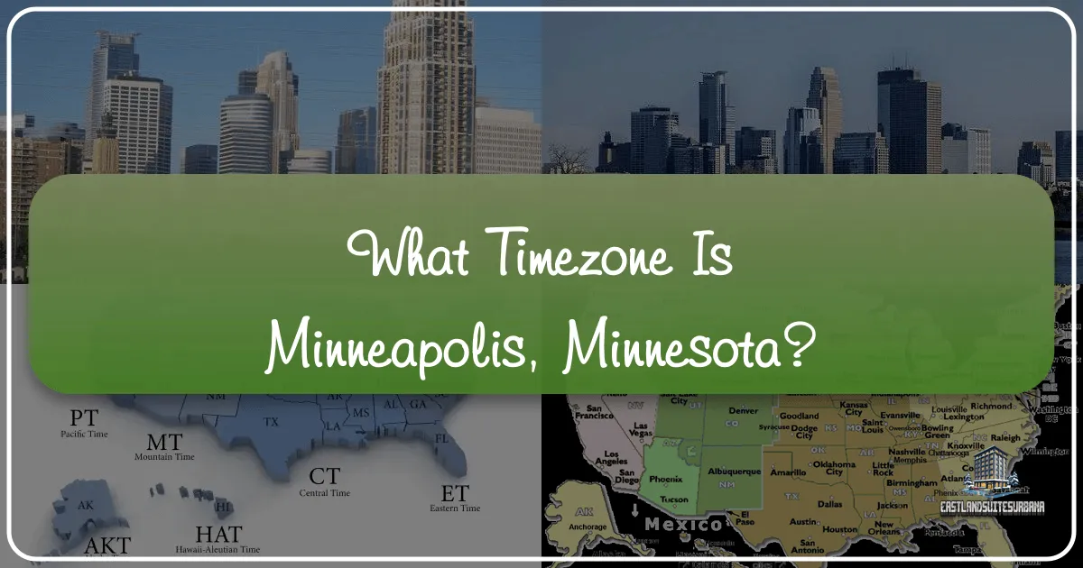 what timezone is minneapolis minnesota