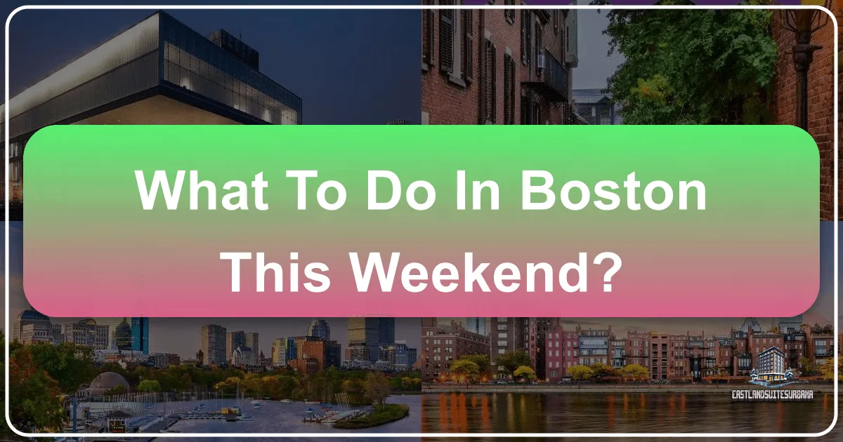 What to Do in Boston This Weekend
