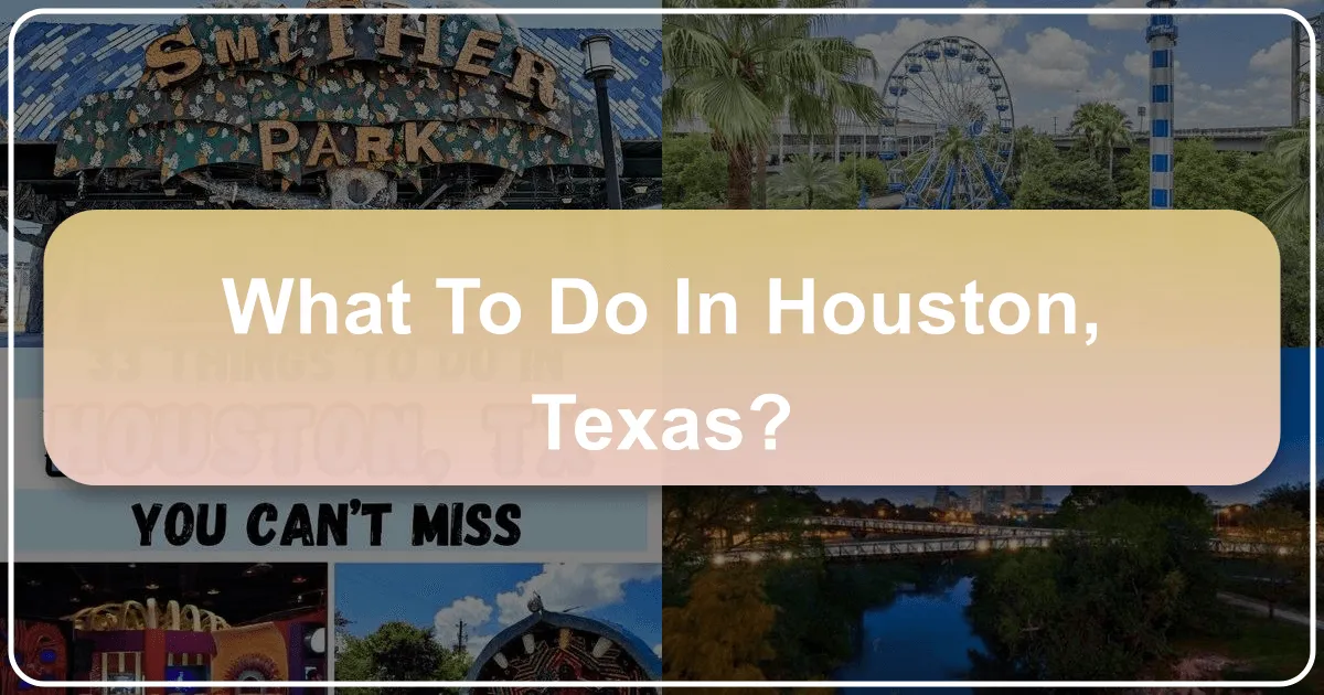 What to Do in Houston, Texas