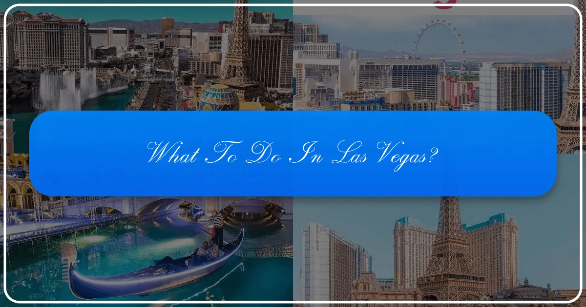 What to Do in Las Vegas