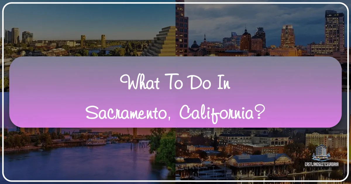 What to Do in Sacramento California