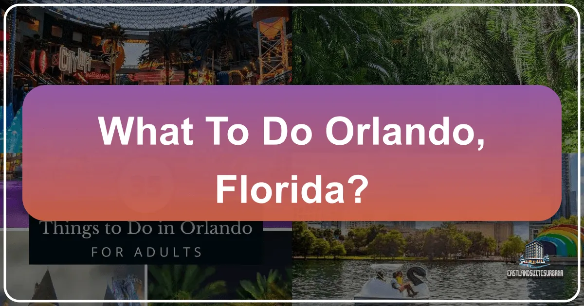 What To Do Orlando, Florida?