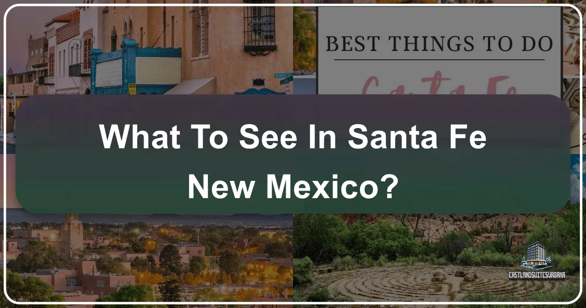 What To See In Santa Fe New Mexico?