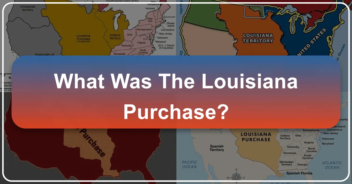 what was the louisiana purchase