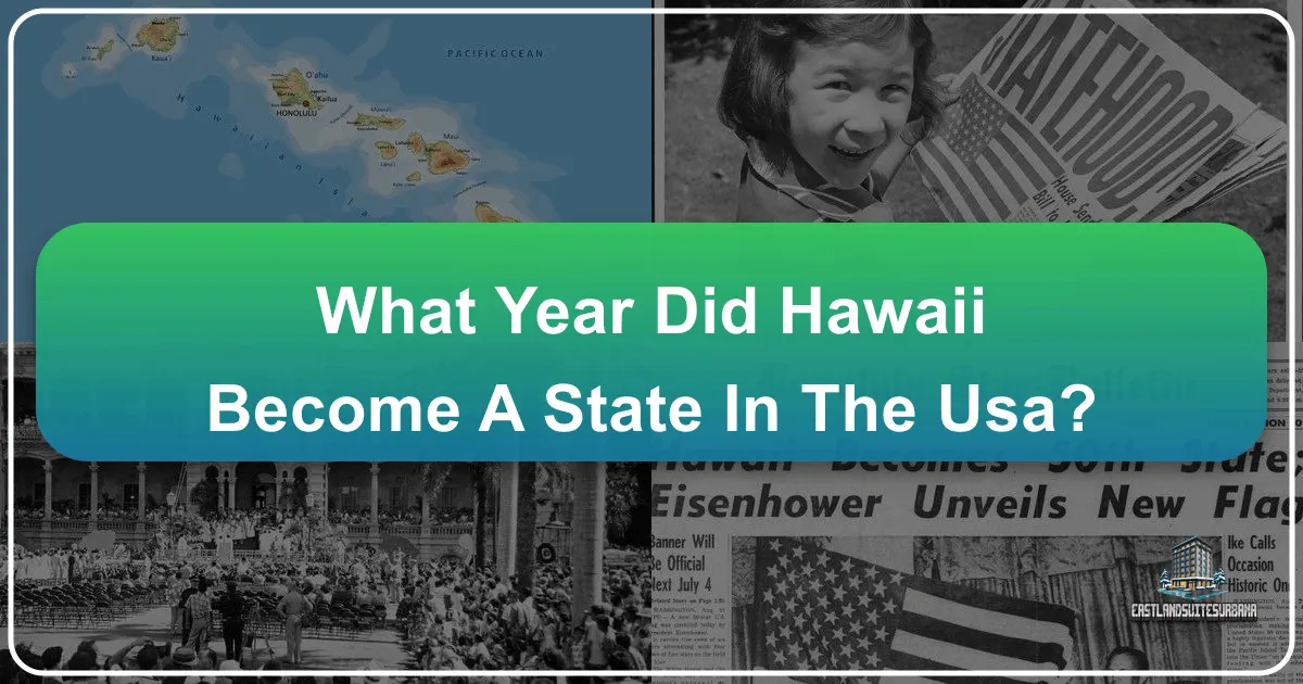 What Year Did Hawaii Become A State In The USA?