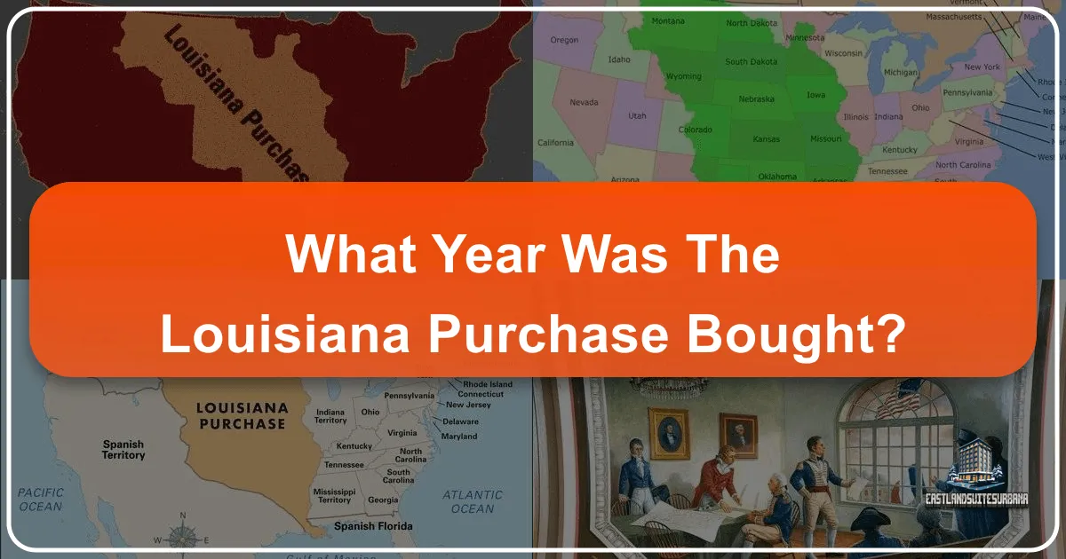 What Year Was The Louisiana Purchase Bought?