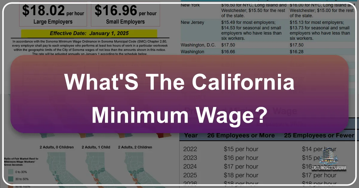 What's The California Minimum Wage?