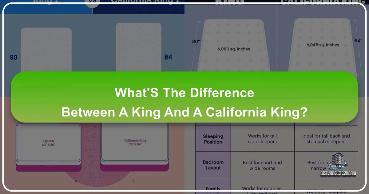 What'S The Difference Between A King And A California King?