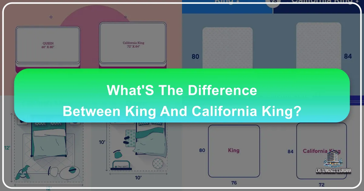 what's the difference between king and california king