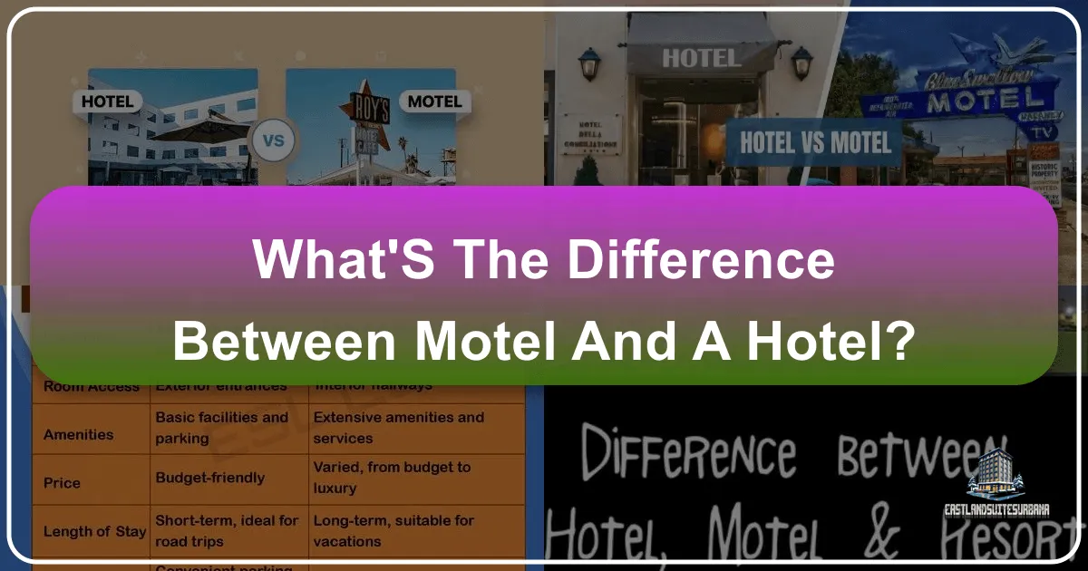 What’s The Difference Between Motel And A Hotel?