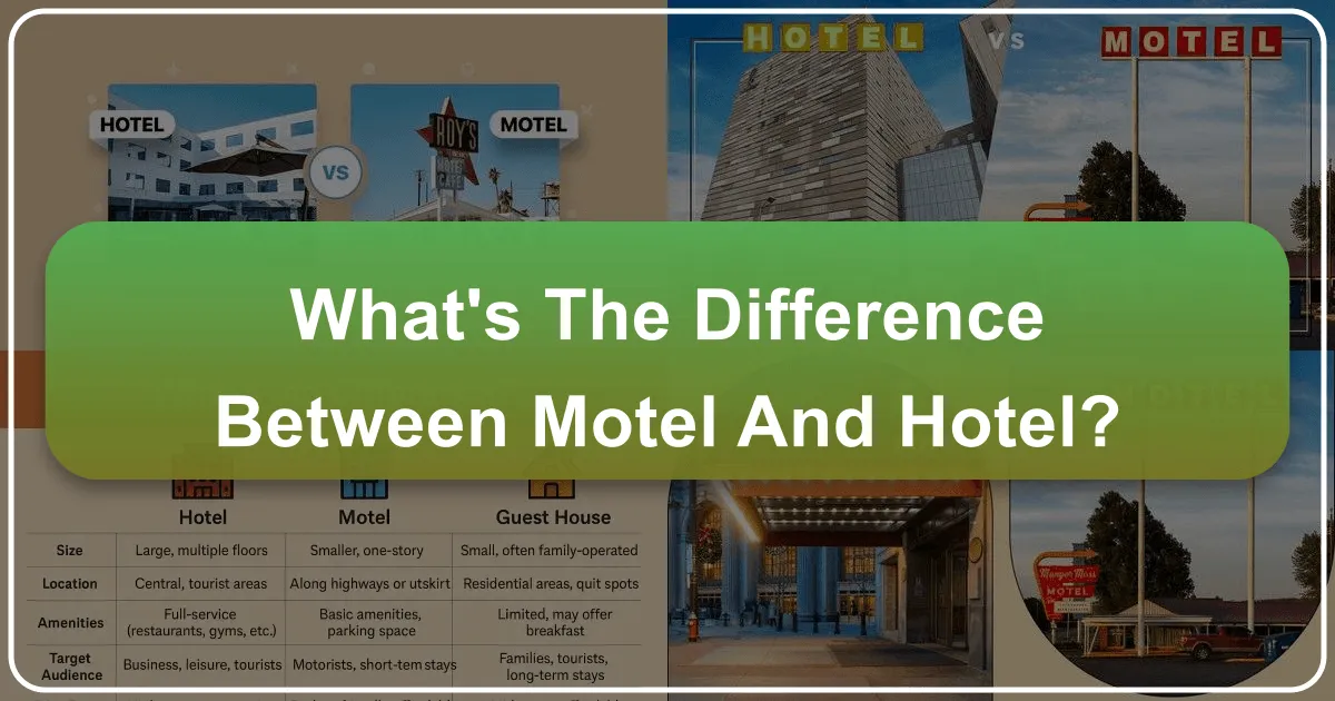 What's the Difference Between Motel and Hotel?