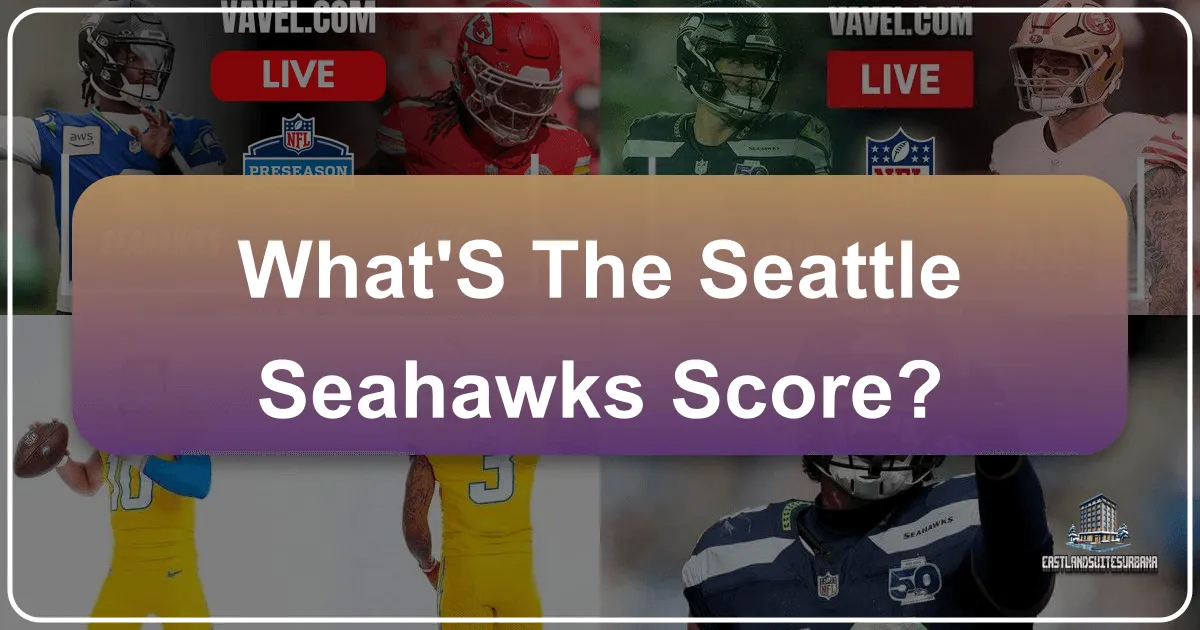 what's the seattle seahawks score