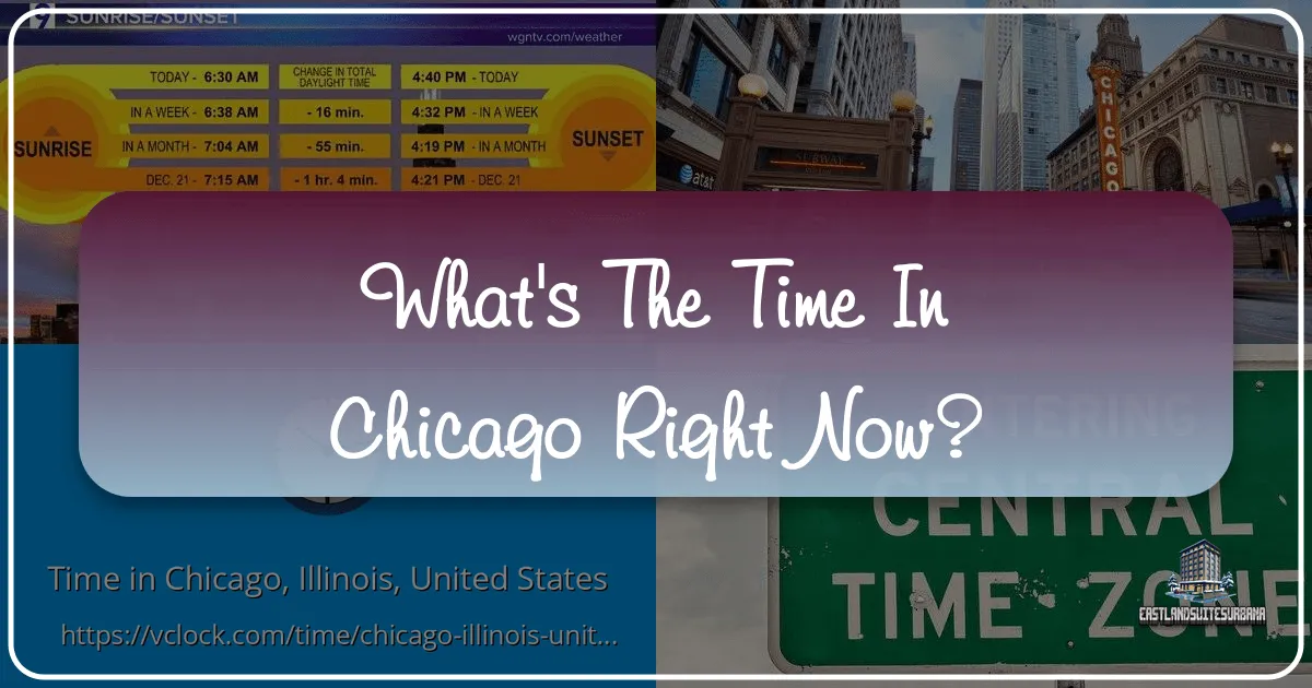 What's The Time In Chicago Right Now?