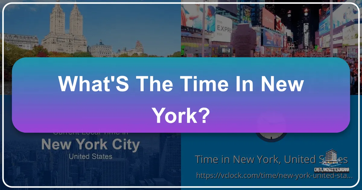 What'S The Time In New York?
