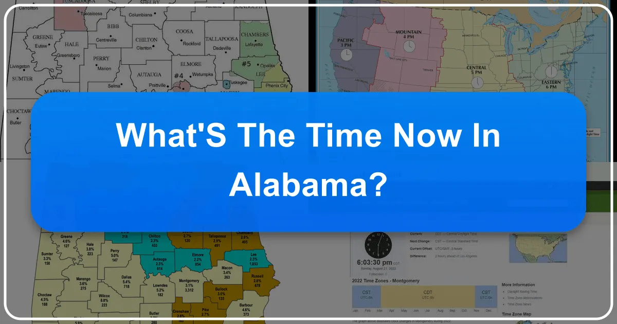 what's the time now in alabama