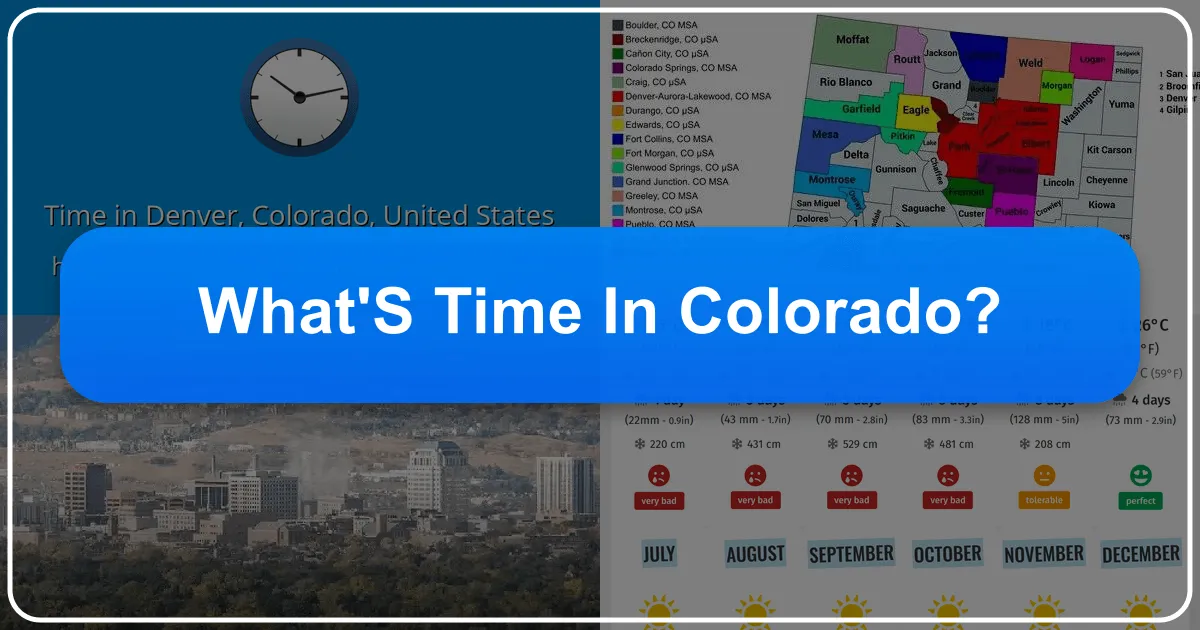What's Time in Colorado