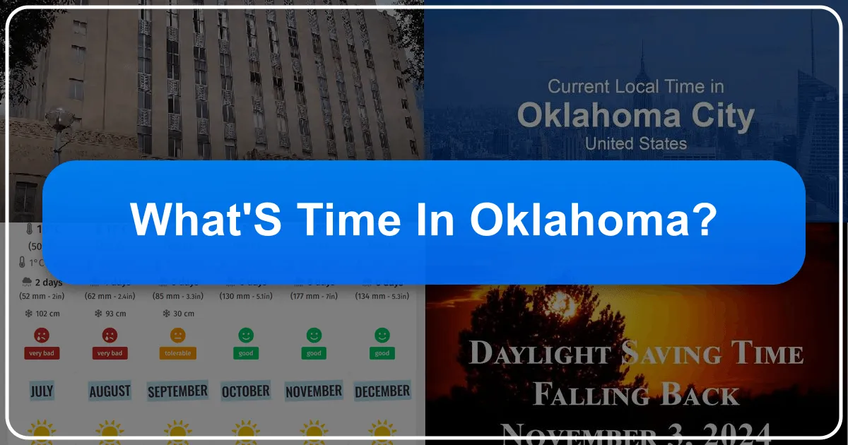 what's time in oklahoma