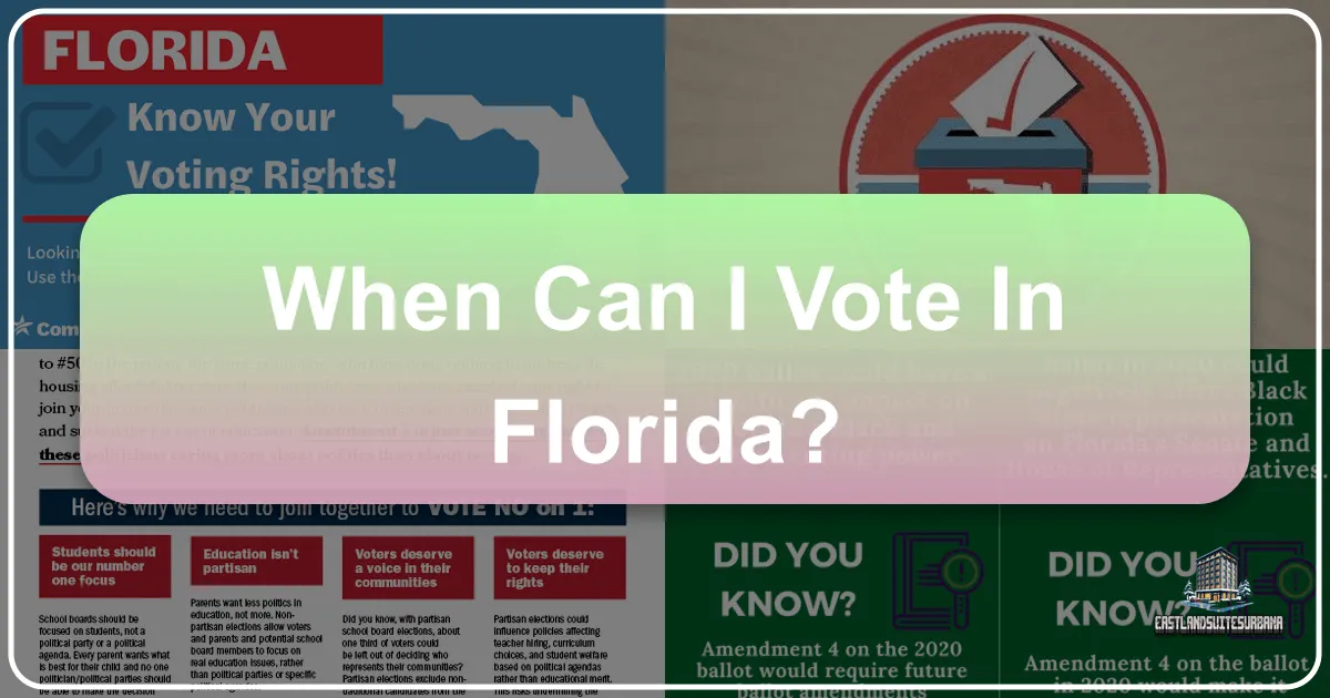 When Can I Vote in Florida? Navigating Civic Engagement and Unforgettable Experiences in the Sunshine State