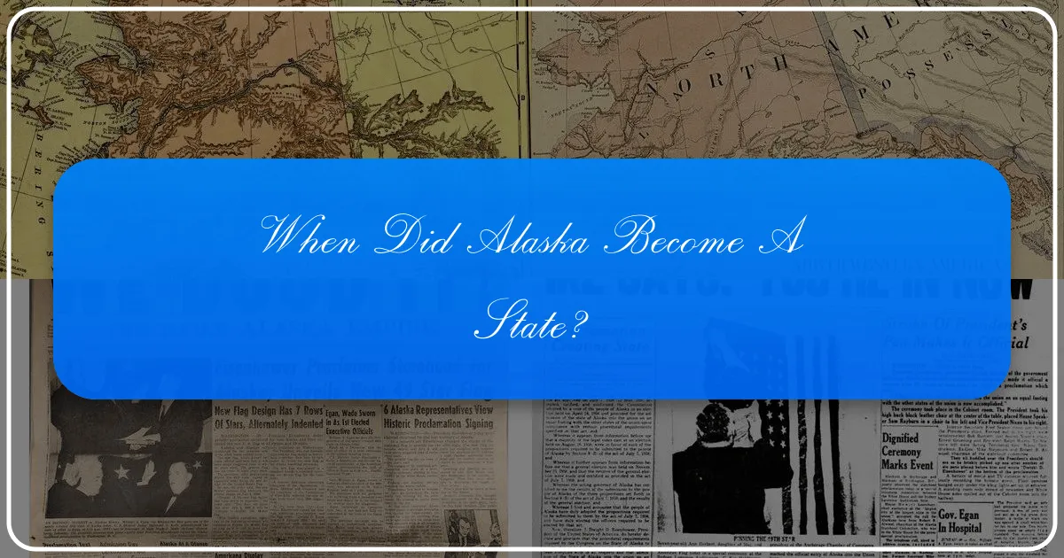 When Did Alaska Become a State?
