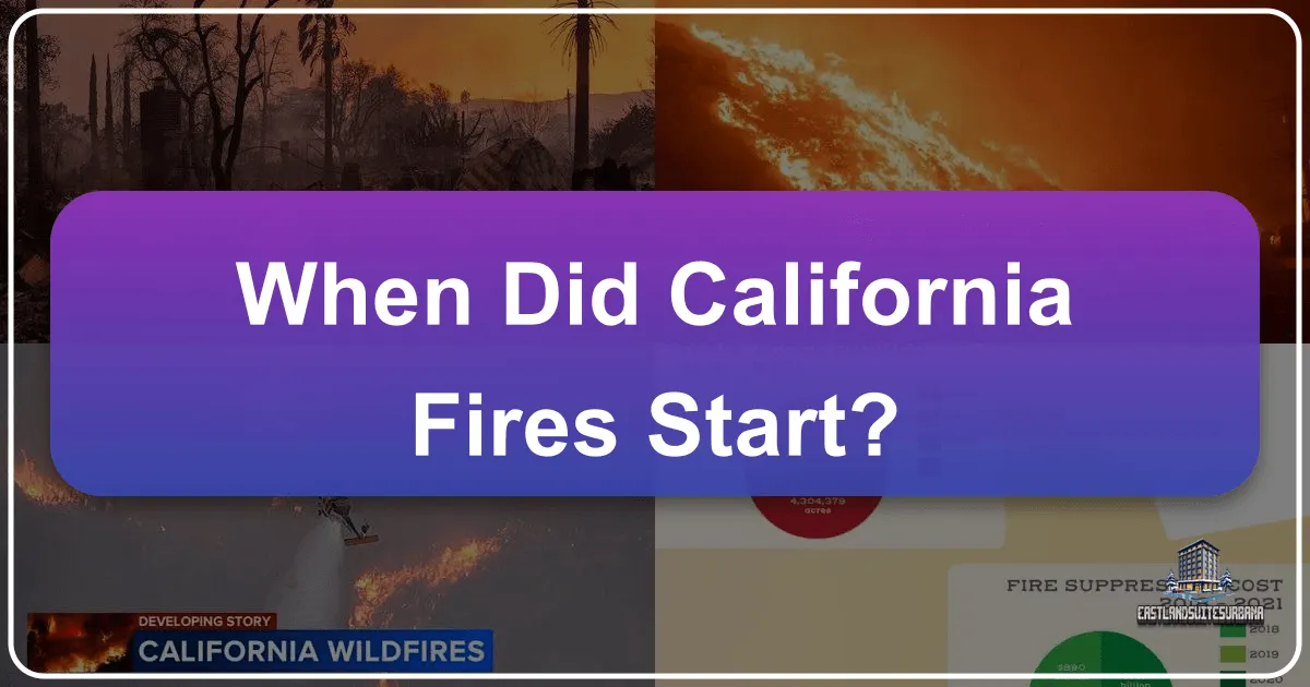 When Did California Fires Start?