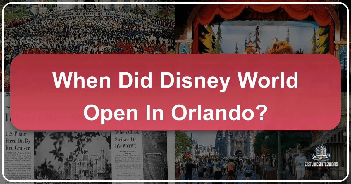 When Did Disney World Open In Orlando?