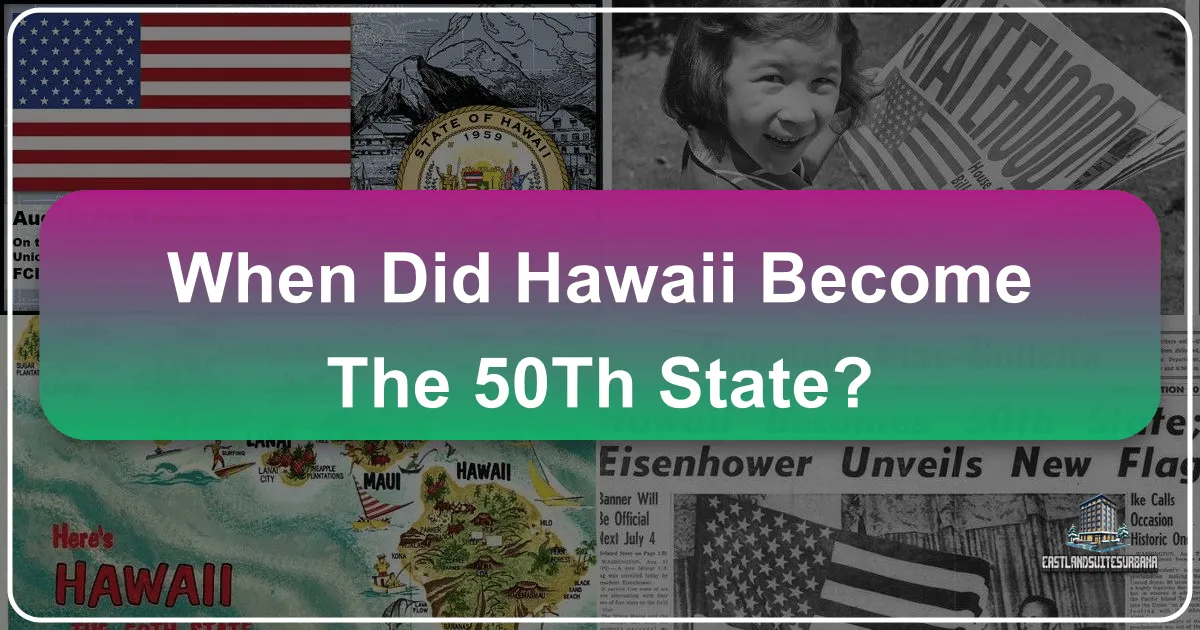When Did Hawaii Become The 50Th State?