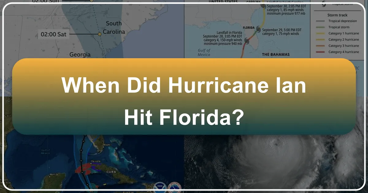 When Did Hurricane Ian Hit Florida: A Comprehensive Look at Its Impact on Travel and Tourism