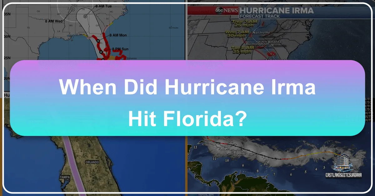When Did Hurricane Irma Hit Florida?