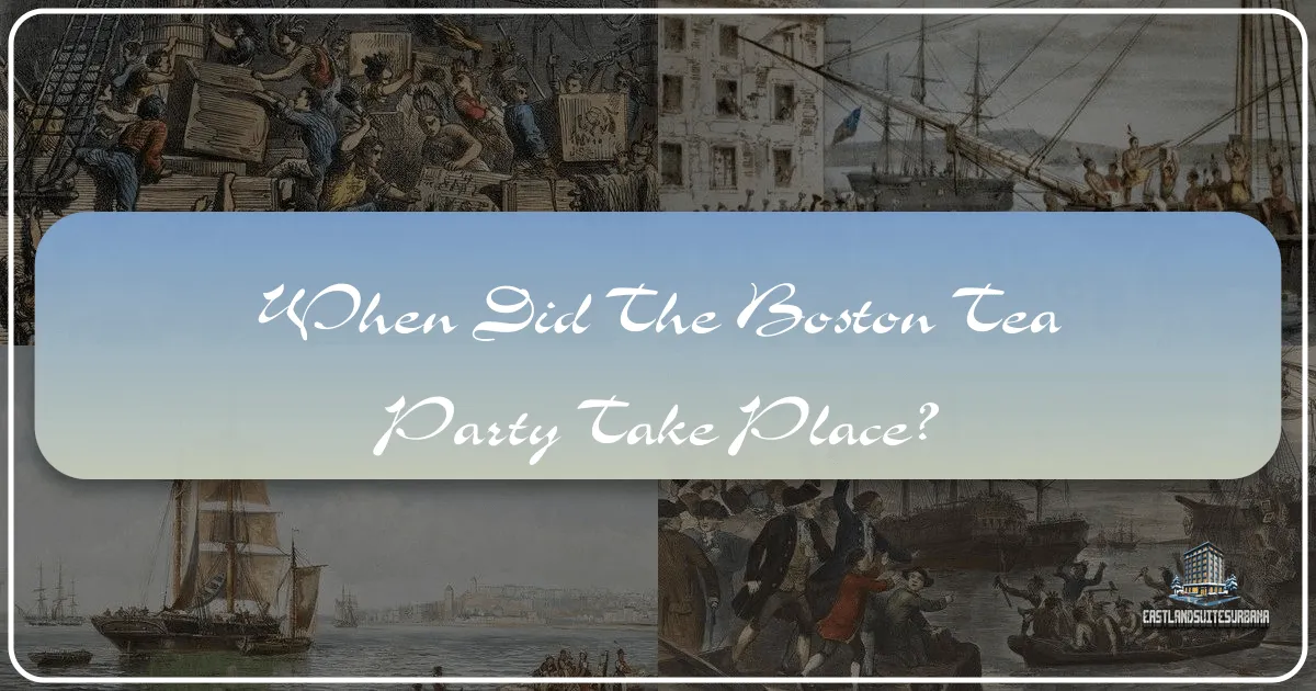 When Did The Boston Tea Party Take Place?