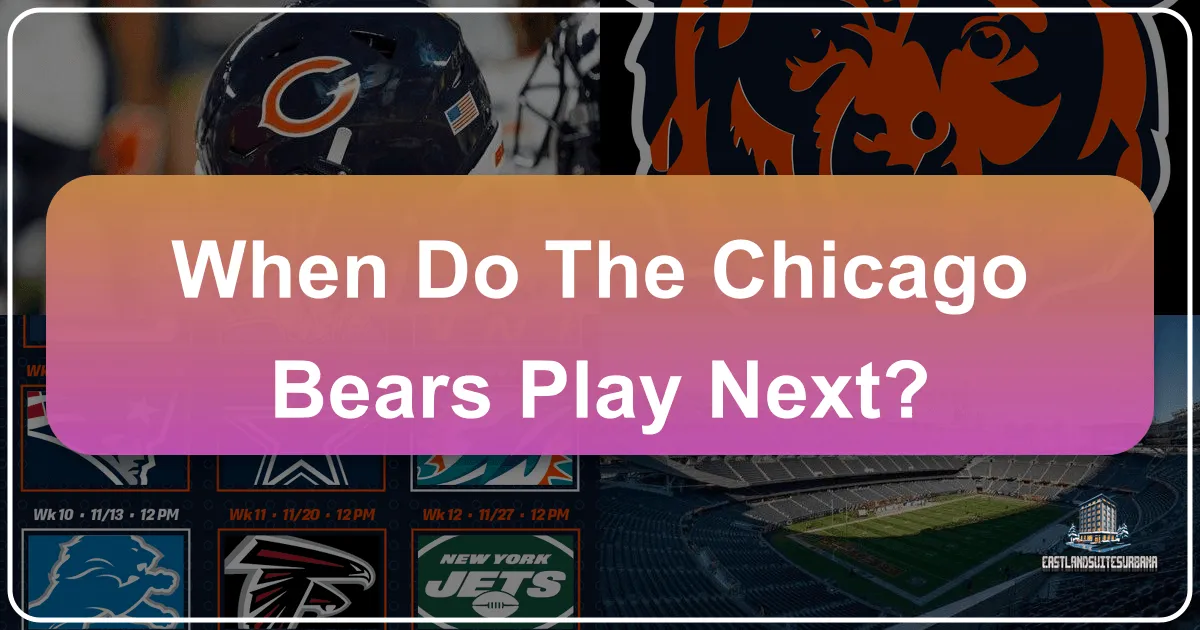 when do the chicago bears play next