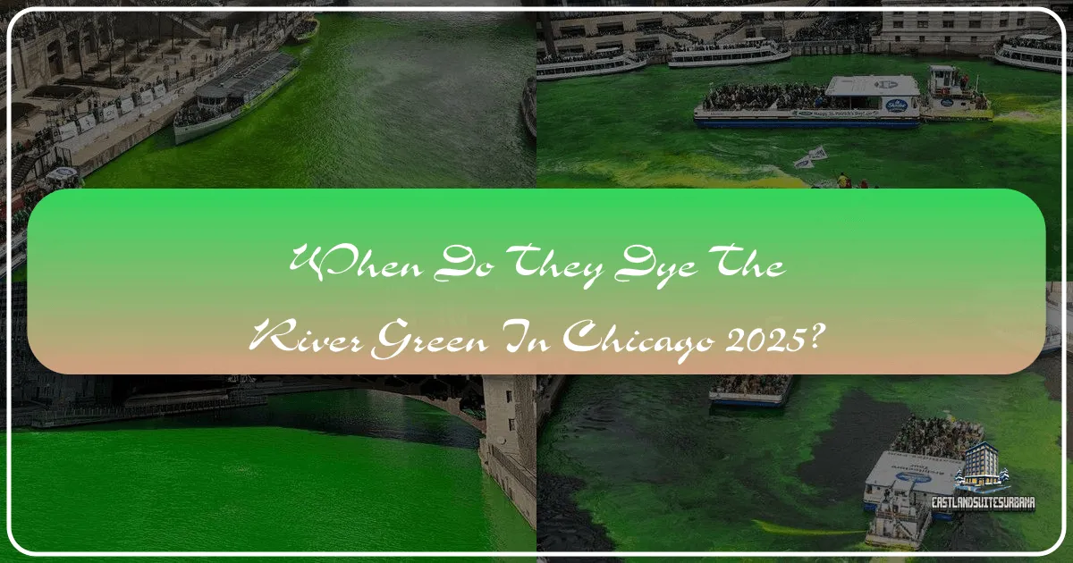 When Do They Dye The Chicago River Green In Chicago 2025? Your Ultimate Guide to St. Patrick's Day Festivities.