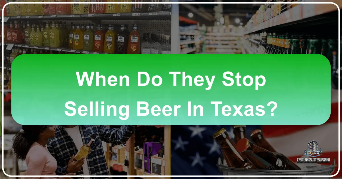 When Do They Stop Selling Beer In Texas?