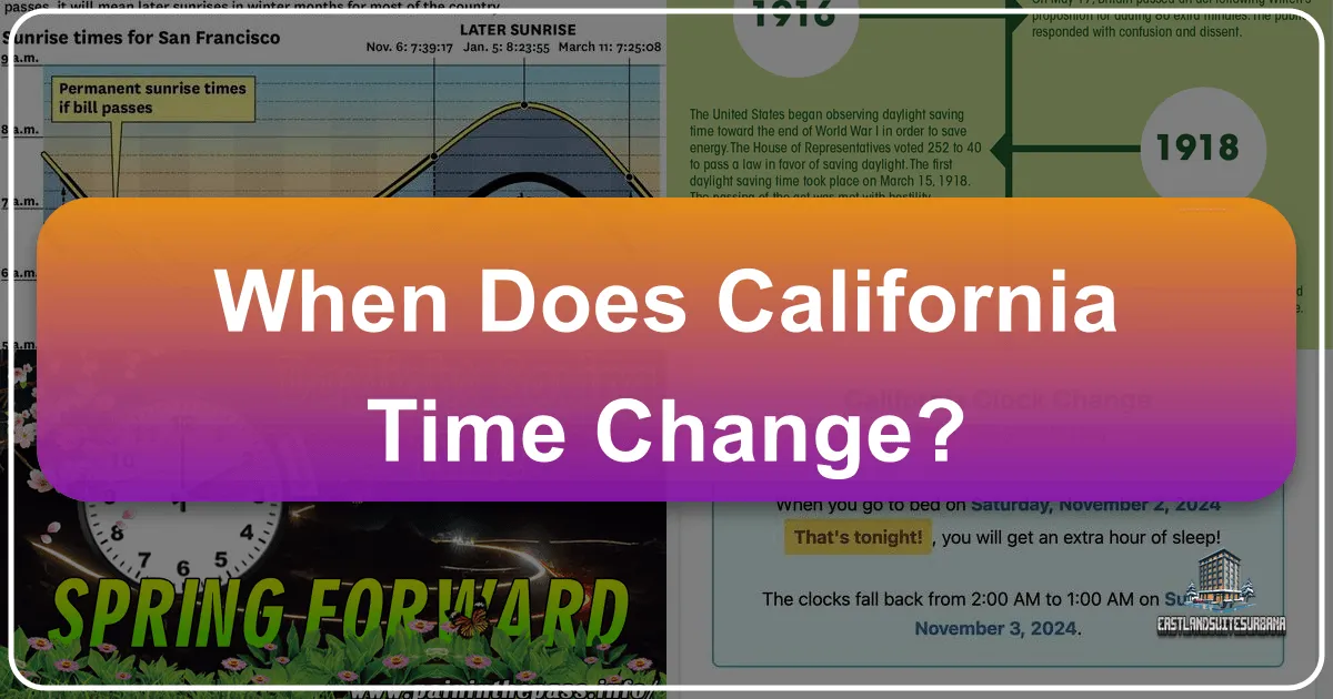 When Does California Time Change: A Traveler's Guide to Embracing the Golden State's Clock Shifts
