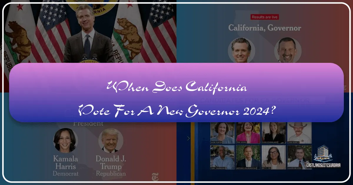When Does California Vote for a New Governor 2024: A Traveler's Guide to the Golden State's Election Year