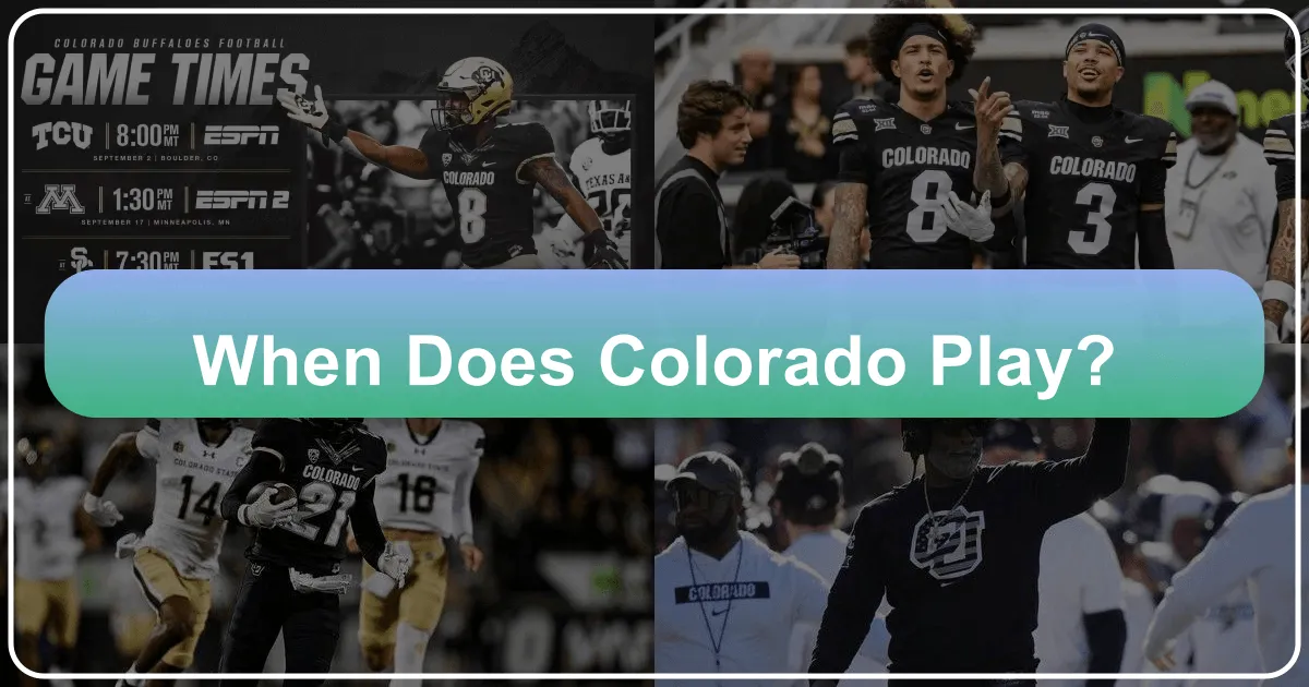 When Does Colorado Play? Unveiling the Best Times for Your Mile-High Adventure