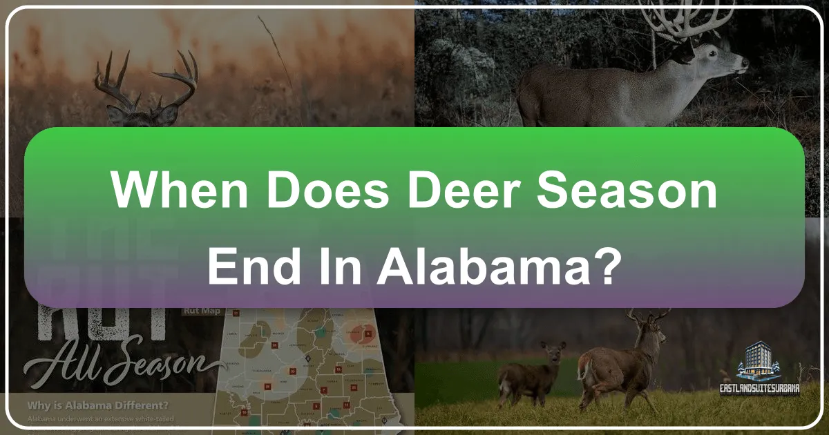 When Does Deer Season End in Alabama?