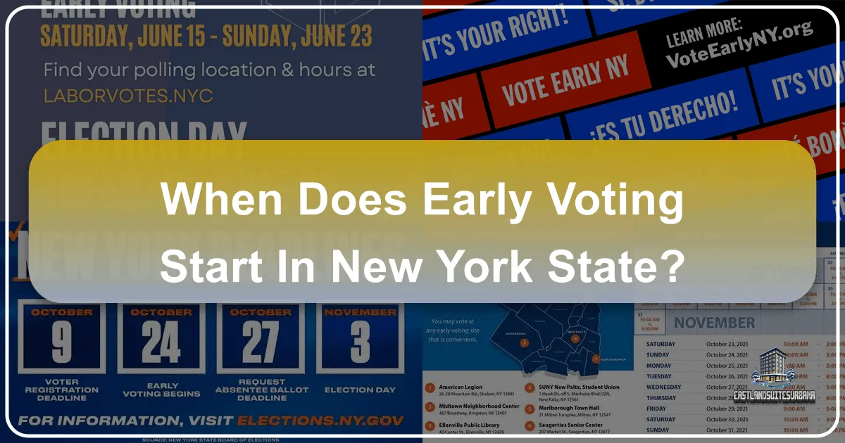 Unlocking Your Ballot: When Does Early Voting Start in New York State? A Traveler's Guide to Civic Engagement