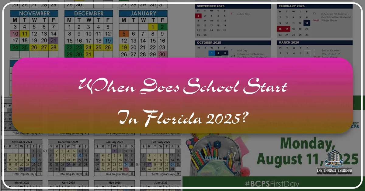When Does School Start in Florida 2025: Planning Your Sunshine State Getaway