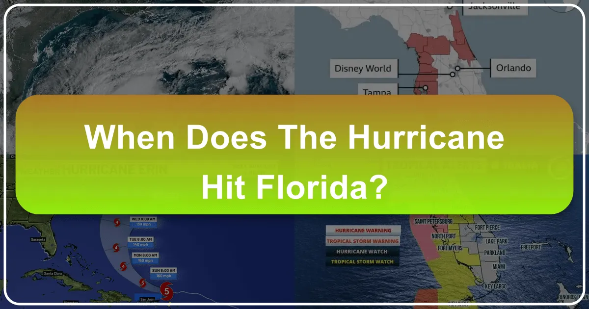 When Does the Hurricane Hit Florida? Navigating Travel During Storm Season