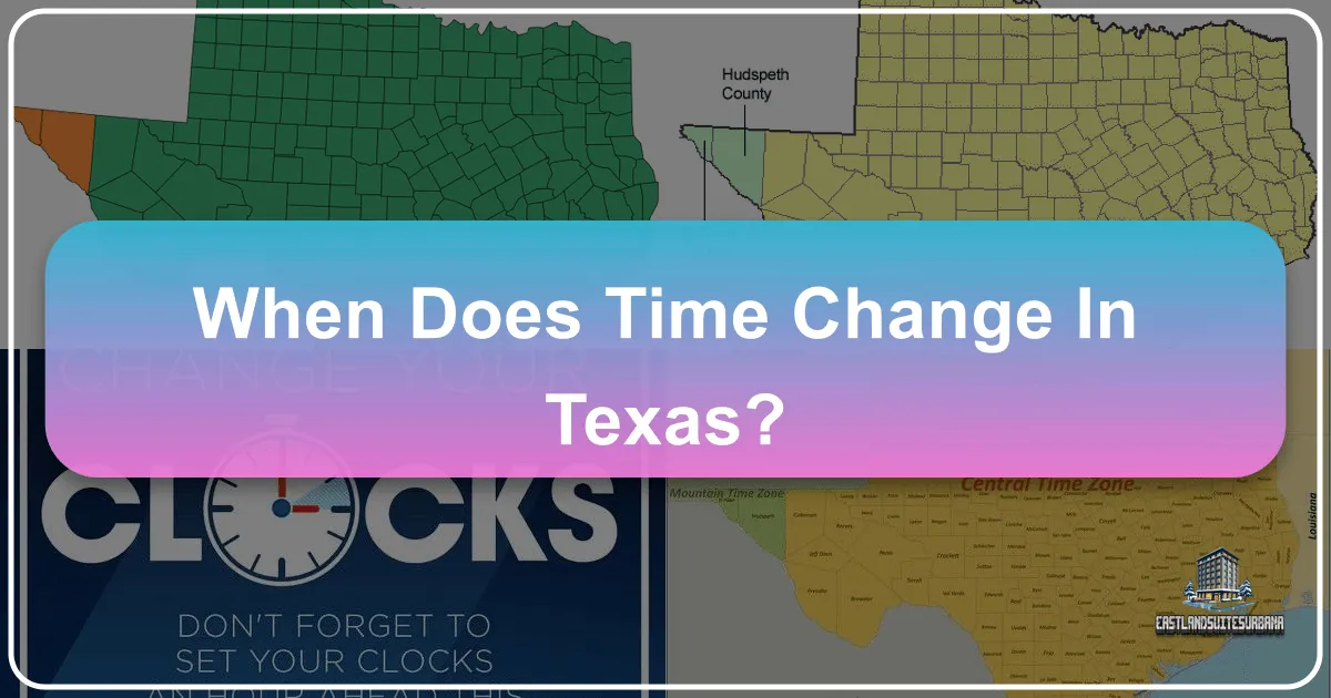 When Does Time Change in Texas