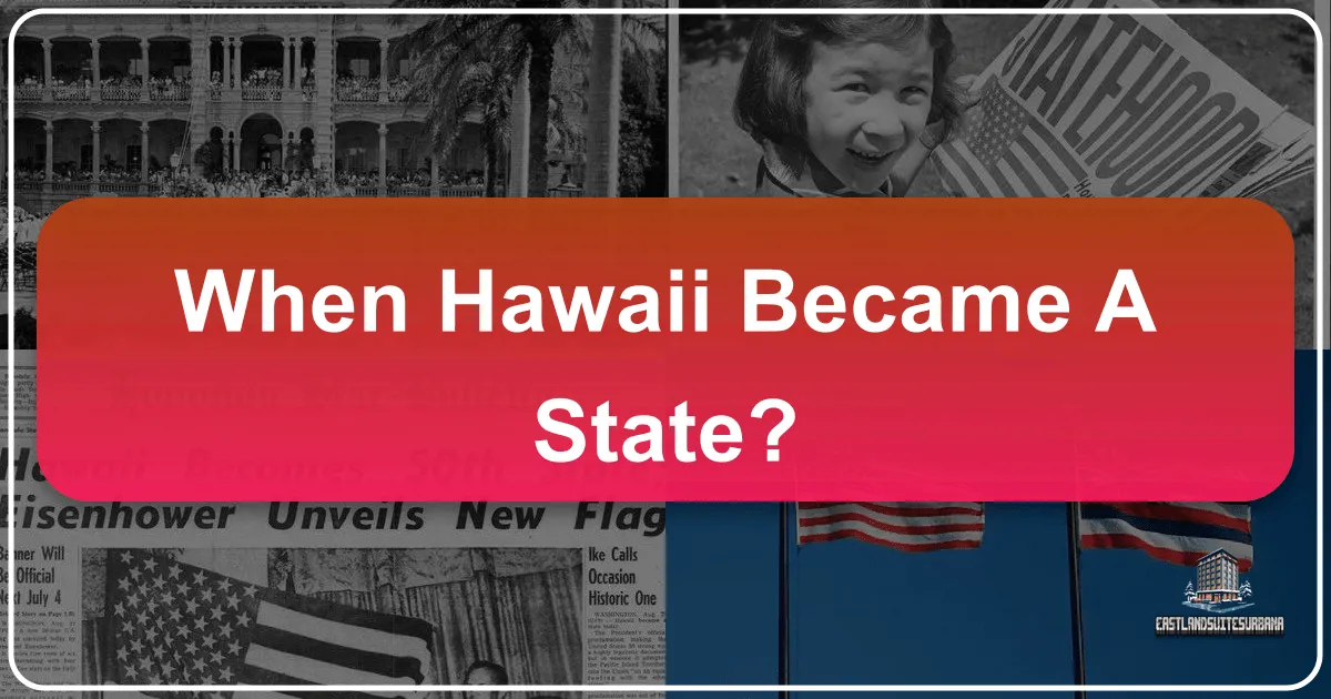 When Hawaii Became a State