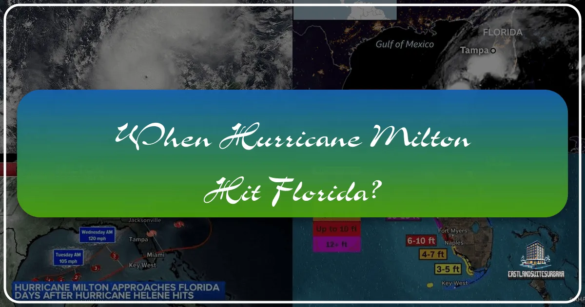 When Hurricane Milton Hit Florida?
