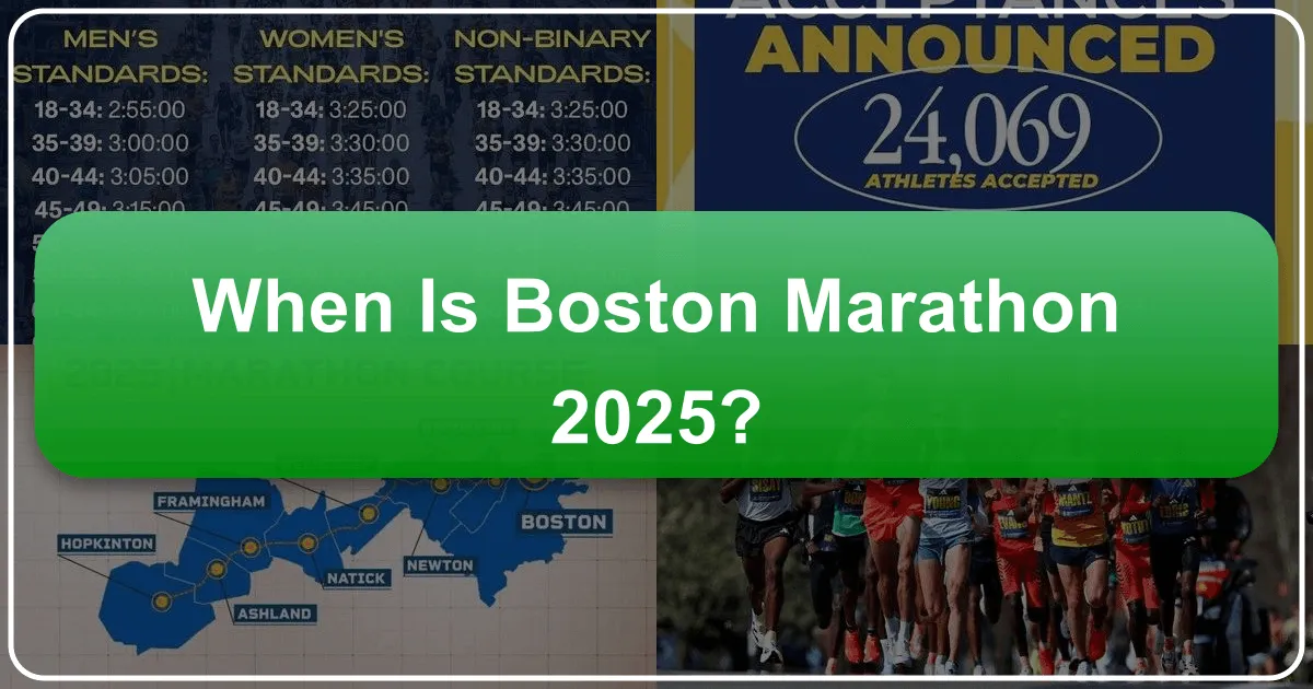 When is the Boston Marathon 2025? Your Ultimate Guide to Planning Your Trip