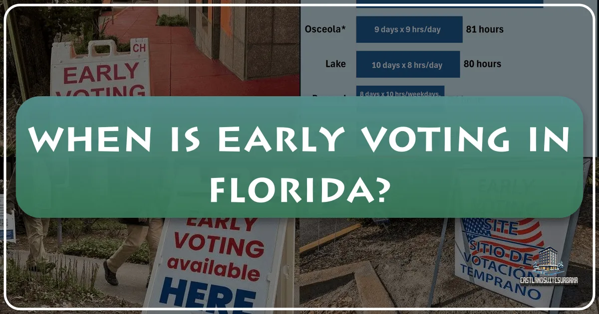 When is Early Voting in Florida: Exploring the Sunshine State During Key Moments