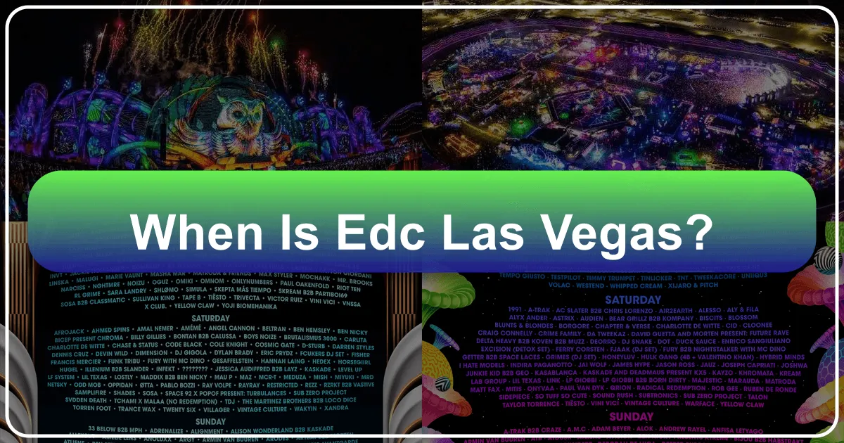 When Is EDC Las Vegas? Your Ultimate Guide to Attending North America's Premier Electronic Music Festival