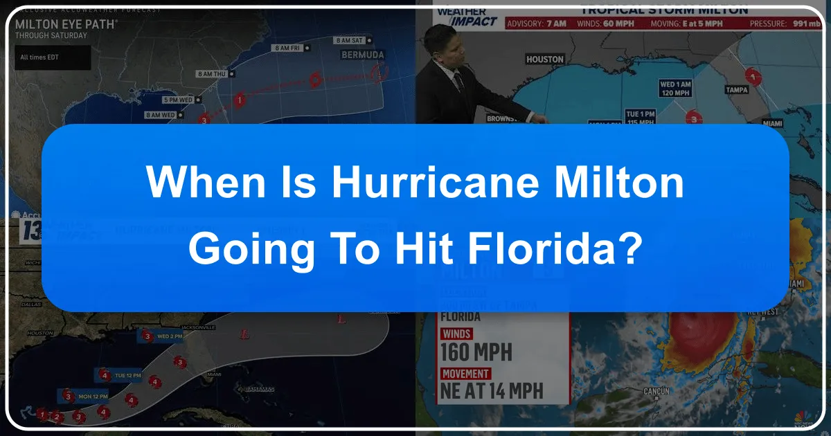 When Is Hurricane Milton Going to Hit Florida? Navigating Travel and Tourism During Hurricane Season