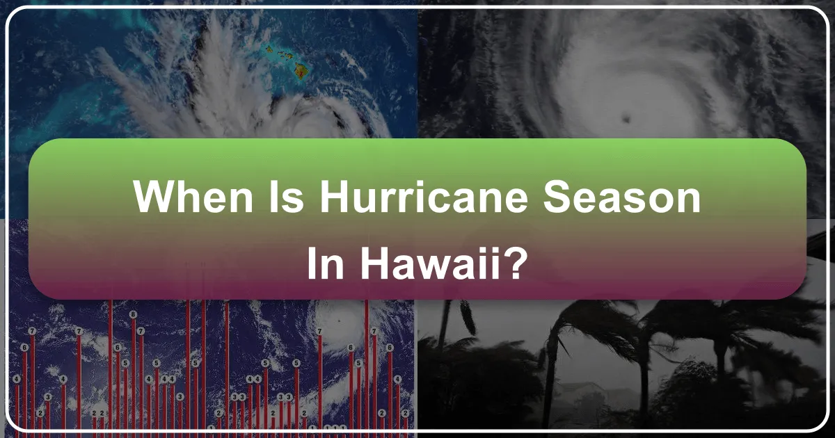 When is Hurricane Season in Hawaii