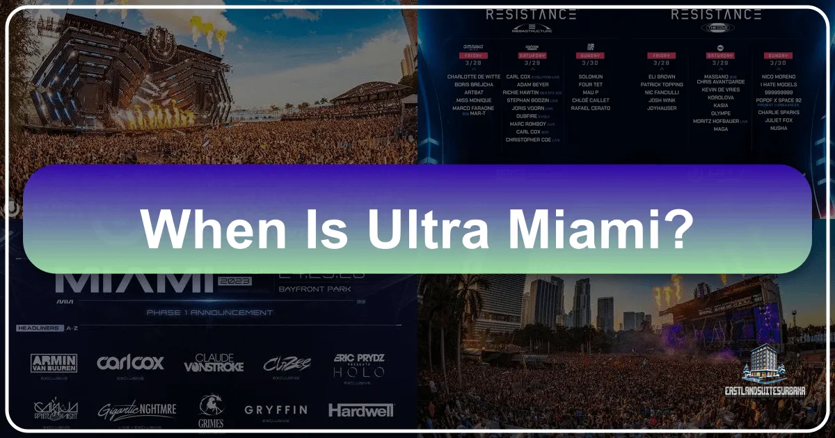 When Is Ultra Miami?