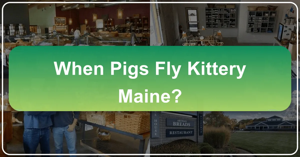 When Pigs Fly Kittery Maine